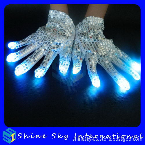 Alibaba China Best-Selling Crystal Vase Printed Led Flashing Gloves